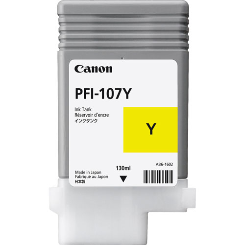 CANON PFI-107Y インクタンク 染料 イエロー 6708B001