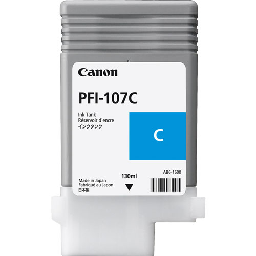 CANON PFI-107C インクタンク 染料 シアン 6706B001